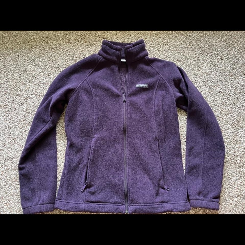 Purple columbia zipup